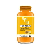 Sol-ti Turmeric SuperShot, Organic Cold Pressed Concentrated Juice Shot 2.1 oz, with Turmeric & Black Pepper