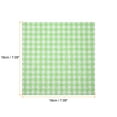 thumbnail image 2 of Uxcell 100pcs Square Checkered Wax Paper Sheets 7.09" x 7.09" for Sandwich Baking Paper, Green, 2 of 7