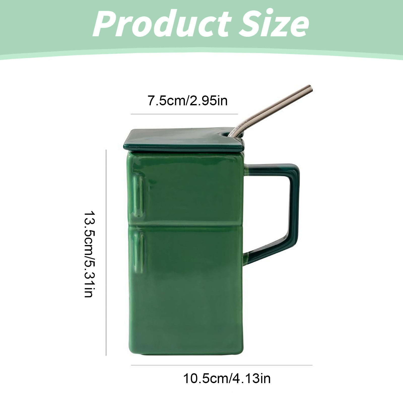 Glass & Bottle Water Bottle Swing Top Bottle Juice Bottles Resin Refrigerator water cup green