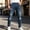 (Casual 170)Blue, variant on DayScoop Denim Jeans for Men Solid Color Trousers Summer Casual Fashion Buttoned Zipper Stretch Pocket Full Length Pants
