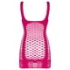 thumbnail image 4 of Vestido de malla calado para mujer, traje para club nocturno, Raves, baile en barra, minivestido con cuello en U, vestido ajustado sin mangas, vestidos sexis ajustados, 4 of 5