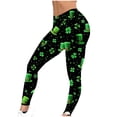 thumbnail image 5 of ALLLIST Womens Sweatpants St Patricks Day Green Yoga Pants Stretch Jogging Pants for Women, 5 of 8