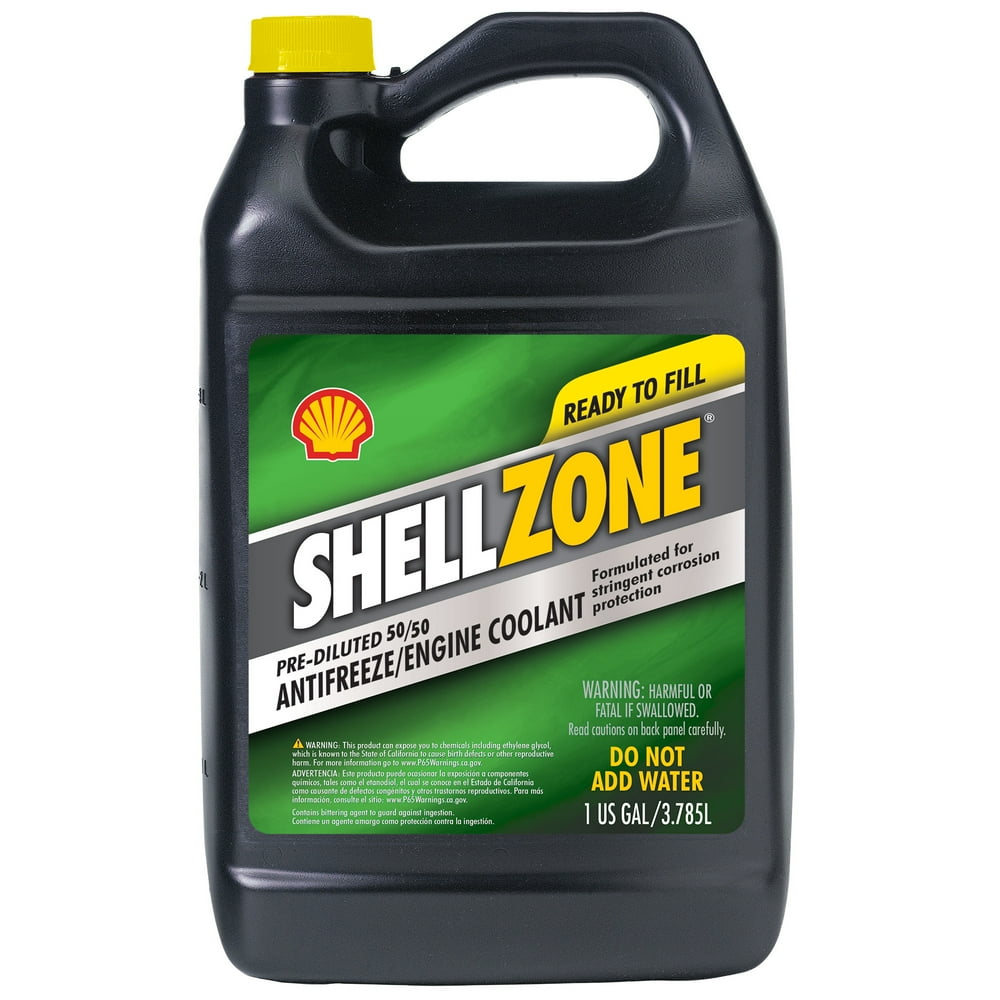 SHELLZONE 50/50 ANTIFREEZE ,1 Gallon