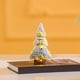 thumbnail image 4 of Árboles de Navidad Miniatura Cubiertos de Nieve - Juego de 4 pinos flocados con bases de madera para decoración de mesa, pueblos y manualidades (15cm, 20cm, 25cm, 29cm), 4 of 6
