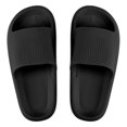 thumbnail image 2 of Spencer Clouds Slippers for Women and Men, Non-Slip Shower Slippers Bathroom Slides Sandals Soft Thick Sole for Indoor and Outdoor (XL, Black), 2 of 8