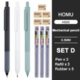 thumbnail image 1 of 0.5mm/0.7mm Simple Automatic Pencil Student‘s Press Type Automatic Pen Can Replace Lead Lead Movable Pencil, 1 of 7