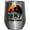 Silver, variant on Funny Retro Rock or Mountain Climber, Don't Follow Me, I Do Stupid Things, White 12oz Wine Tumbler