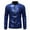 Blue, variant on Herrnalise Jackets for Men Casual Solid Standing Collar Long Sleeve Sequin Dance Dress Zip Ja Silver