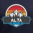 thumbnail image 3 of CafePress - Alta Alta Utah T Shirt - Women's V-Neck Dark T-Shirt, 3 of 4