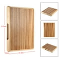 thumbnail image 5 of Compact Travel Cajon Flat Hand Drum Persussion Instrument 31.5 * 24.5 * 4.5cm, 5 of 7