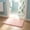 Pink_Base#810, variant on Water-Absorbent Fleece Floor Mat for Bathroom and Shower Room with Non-Slip Polyester Material