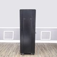 thumbnail image 4 of FixtureDisplays® Server AV Cabinet Audio Video Equipment Rack Lock Keys Metal Black 37U w/Shelf 15594, 4 of 12