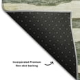 thumbnail image 5 of Addison Rugs Mayfield Premium Machine Washable Transitional Stripes Sage Rectangle Rug, 5' x 7'6", 5 of 6
