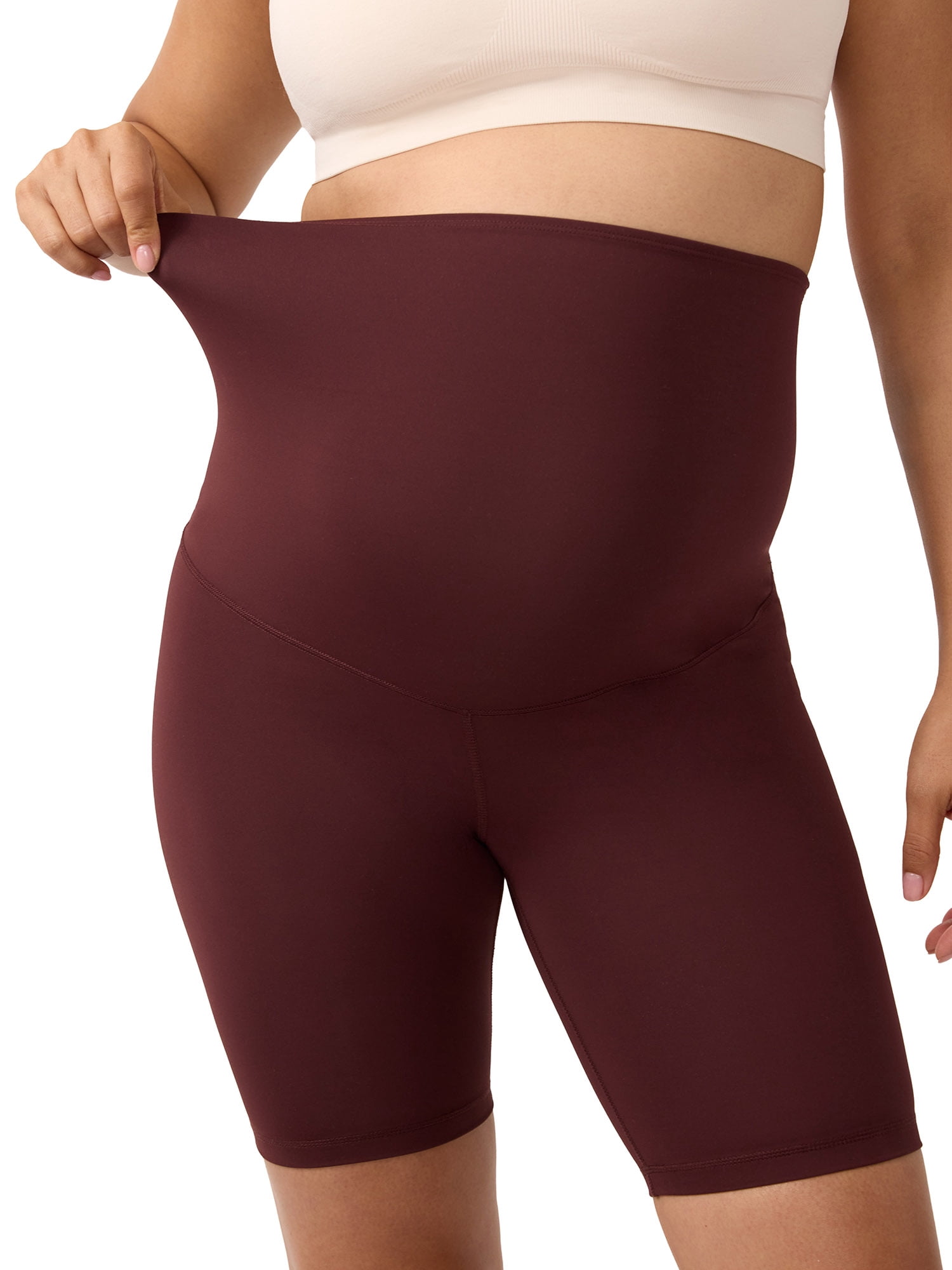 Ingrid & Isabel For Every Belly Women's Maternity Bike Shorts, Sizes S-XXL