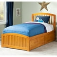 thumbnail image 2 of Atlantic Furniture Lit de Rangement Double XL Richmond en Latte Caramel, 2 of 4