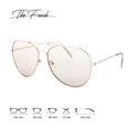 thumbnail image 3 of Gafas de sol The Fresh Classic con montura metálica Aviator XL de gran tamaño, 3 of 7