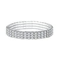 thumbnail image 1 of Full Shiny Elastic Anklet Bracelet with Design for Birthday Party Wedding Accessories, 1 of 1