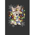 thumbnail image 2 of Men's Lost Gods Kitten Lights Graphic Tee Charcoal Heather X Large, 2 of 5