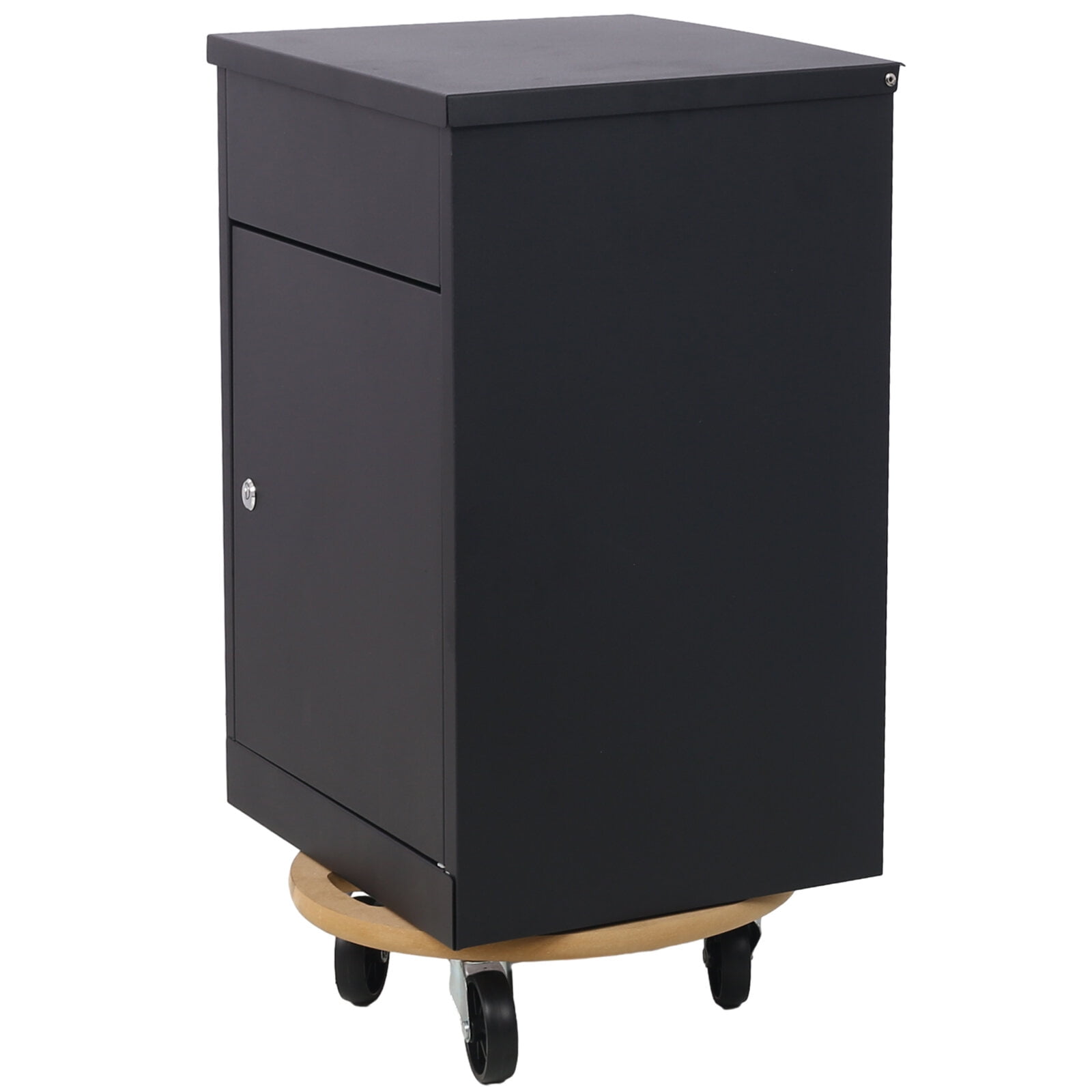 , Furniture Moving Dolly, Heavy Duty Wood Rolling Mover with Wheels for Piano Couch Fridge Heavy Items, Securely Holds 500 Lbs (2pcs 15" Round Platform), Natural ,Mdf ,