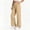 Khaki-01, variant on VIPOIN Girls' Back to School Dress Pants High Waisted Straight Leg School Uniform Trousers