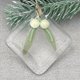 thumbnail image 4 of Fused Glass Red Robins Christmas Tree Decoration, Tree Hanging Ornament Pendant, 4 of 4