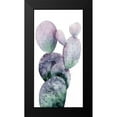 thumbnail image 2 of Popp, Grace 9x14 Black Modern Framed Museum Art Print Titled - Purple Cactus I, 2 of 5