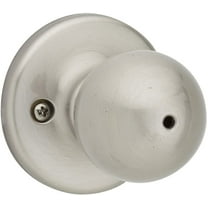 Kwikset 93001-875 Polo Bed & Bath Knob in Satin Nickel