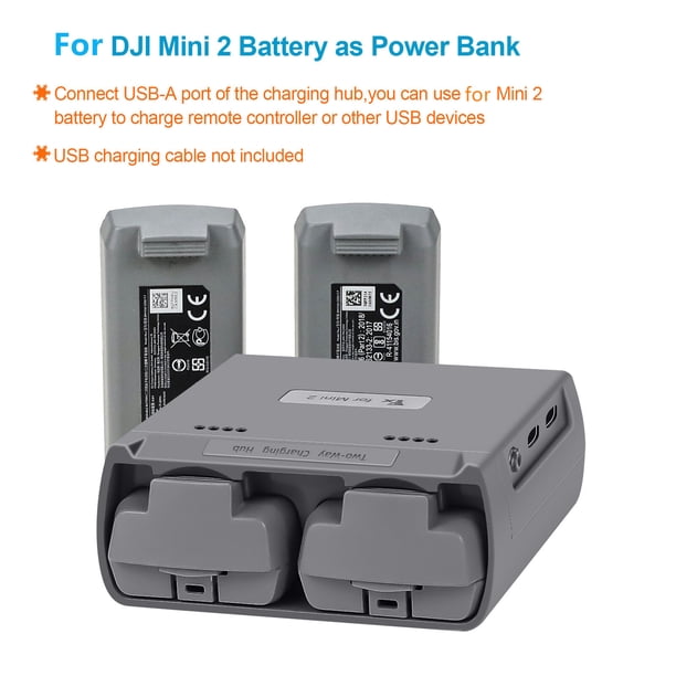 Chargeur Bidirectionnel 65W Pour Drone DJI Flip, Recharge 2 Batteries En 60 Min, Mode Stockage, Sortie USB Externe