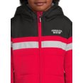 thumbnail image 5 of London Fog Boys Hooded Full Zip Long Sleeve Colorblock Puffer Coat, Sizes 4-16, 5 of 5