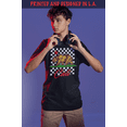 thumbnail image 3 of ShirtBANC California Bear Raceway Mens Cali Shirt Checkered Track Design Tee, 3 of 5