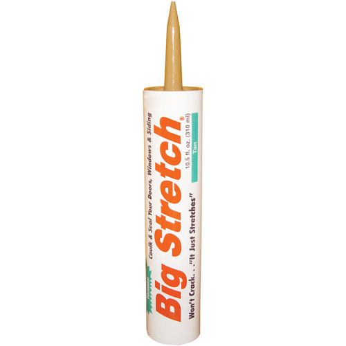 Sashco Sealants 10014 10.5 oz Tan Big Stretch Caulk and Seal Walmart