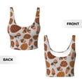 thumbnail image 5 of Lsque Pinecone Autumn Pattern Printed Women'S Sports Bra, Compression, Moisture Wicking, High-Impact Sports Bra For Women,Supportive sports bra-X-Large, 5 of 9