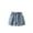 Blue, variant on NAFUU Girls Denim Shorts Comfortable Stretchy Jean Shorts Toddlers And Kids Elastic Waist Casual Wide Leg Baggy Denim Shorts 10-11 Years
