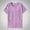 TH260405-Purple, variant on iHengLiXing Women's Easy To Wear And Take Off Postoperative Care Clothing For Fractures Fully Open Button Shoulder Inserted Short Sleeved Double Pocket Round Neck Top Blue L