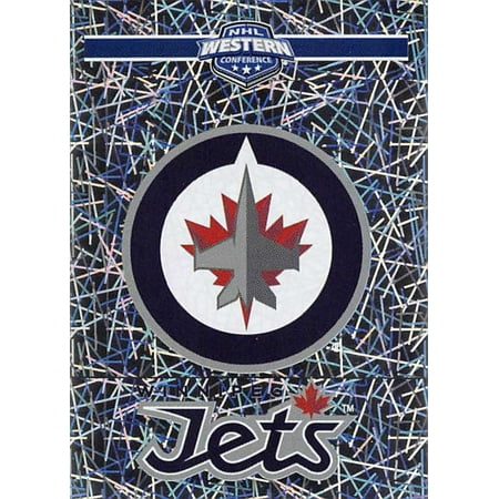 2018-19 Panini NHL Stickers #491 Winnipeg Jets Logo FOIL Hockey