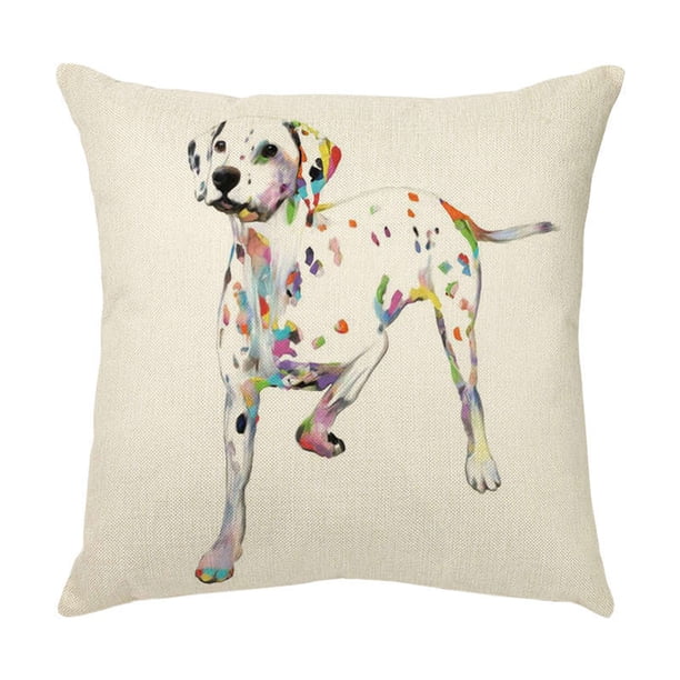 Funda de almohada Estilo de dibujos animados Funda de almohada de impresión digital de lino Wmkox8yii HFSH3383