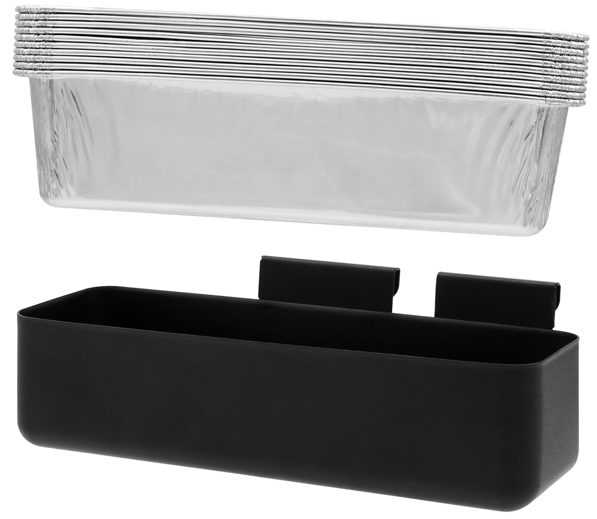 Grease Catcher & 10Pack Aluminum Drip Trays for Camp Chef Grease