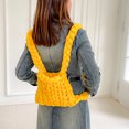 thumbnail image 4 of Mochila para mujer, mochila informal tejida gruesa de lana islandesa para niñas (amarillo) Ndcxsfigh Para Estrenar, 4 of 6