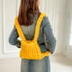thumbnail image 4 of Mochila para mujer, mochila informal tejida gruesa de lana islandesa para niñas (amarillo) Likrtyny Para Estrenar, 4 of 6