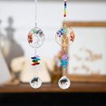 thumbnail image 3 of Paquete de 2 atrapasueños de cristal colgante, colgantes de cristal del árbol de la vida para ventana, jardín, decoración del hogar, 3 of 5