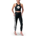 thumbnail image 2 of Women's Certo Black Pittsburgh Steelers High Waist Logo Two-Pocket Leggings, 2 of 2