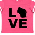 thumbnail image 4 of Inktastic Love Wisconsin Boys or Girls Toddler T-Shirt, 4 of 5