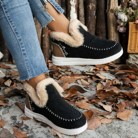 Up to 30% OFF  Women s Large Casual Cloth Shoes  Soft Nap  Comfortable Fit  Fashion Sneakers  Daily Wear  Arch Support  Breathable Material  Clearance Plus Size Womens Clothing | Black 40 | Sopatenor