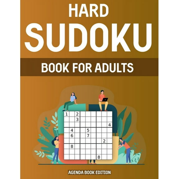 Hard Sudoku Book for Adults : 200 Hard Sudoku Puzzles With Solutions, Volume 5 (Paperback)