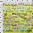 thumbnail image 3 of oneOone Polyester Spandex Medium Yellow Fabric Kawai Craft Projects Decor Fabric Printed By The Yard 56 Inch Wide-3F, 3 of 5