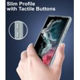 thumbnail image 5 of for Samsung Galaxy S22 Ultra Case, Dust-Proof Port Cover, Full Body Durable Silicone Rubber Phone Case for Samsung Galaxy S22 Ultra 5G, Deep Grey, 5 of 14