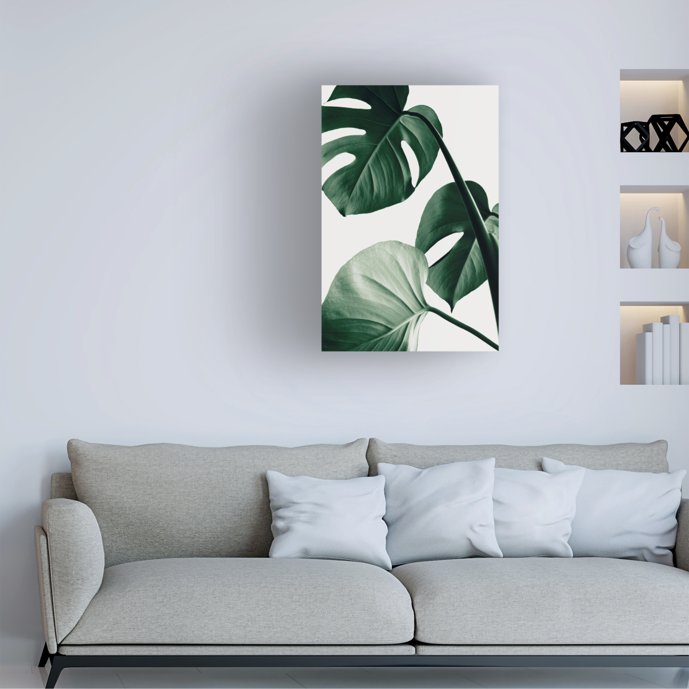 1x Studio III 'Monstera Natural 42' Canvas Art