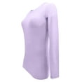 thumbnail image 4 of ACTIVE UNIFORMS Women's Under Scrub Tee Crew Neck Long Sleeve T-Shirt (Lavender, Medium), 4 of 6