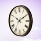 thumbnail image 4 of Reloj de pared vintage con números romanos redondos, silencioso, estilo europeo, decorativo, grande, 3D, para sala de estar, dormitorio y cocina., 4 of 8