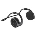 thumbnail image 1 of Auricures inalámbricos con para oreja, Bluetooth 5.0 Estéreo HiFi CNC Canceción de ruido Auricures deportivos , Negro, 1 of 7